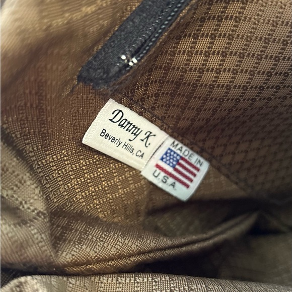 Vintage Danny K Beverly Hills Floral Tapestry Crossbody Bag - Picture 8 of 9